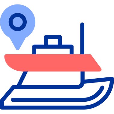 navigasyon konumu haritası simgesi