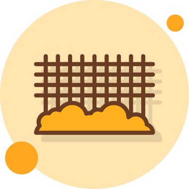 fırın ekmek fırını simgesi düz stil