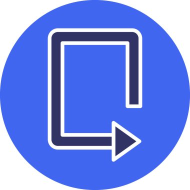 Yön. Web simgesi basit illüstrasyon