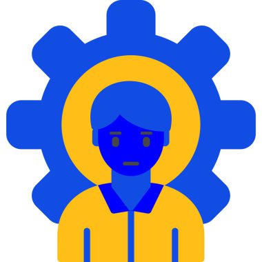 Teçhizat Web simgesi basit illüstrasyon