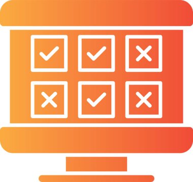 onay kutusu simgesi vektör çizimi