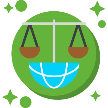 kurdeleli yeşil mutlu ifade, vektör illüstrasyonlu