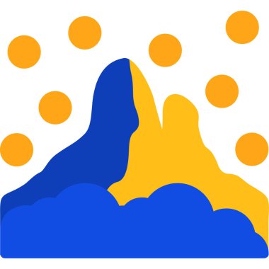 Dağ tepesi dağ manzarası