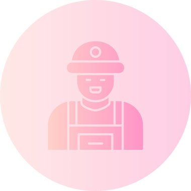 Bir kadın simgesinin vektör illüstrasyonu