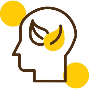 bir işaret simgesi ile baş