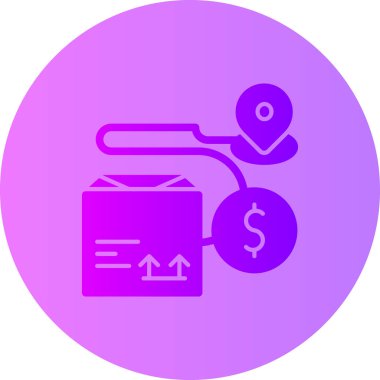 Dolar. Web simgesi basit illüstrasyon