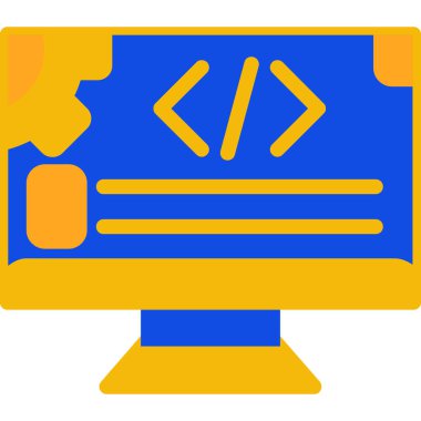 Web kodlama geliştirme simgesi