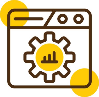 seo modern simgesinin vektör illüstrasyonu