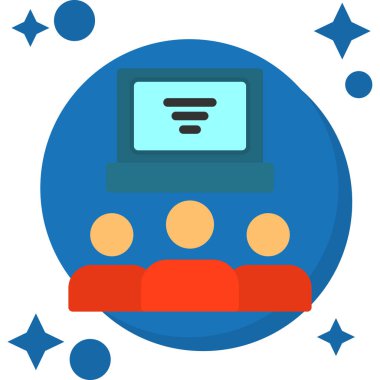 Modern bir simgenin vektör illüstrasyonu