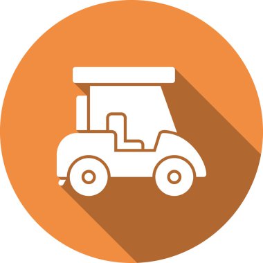 Bir kamyon simgesinin vektör çizimi