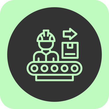 Mühendis simgesi vektör çizimi