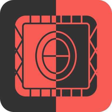 Tek izole fotoğraf simge vektör çizim