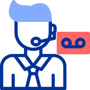 Maskeli bir adamın vektör çizimi