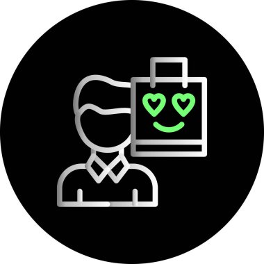 vektör aşk simgesi illüstrasyonu