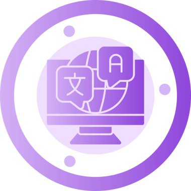 Seo simgesinin vektör illüstrasyonu