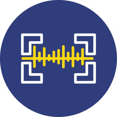 Modern bir simgenin vektör illüstrasyonu