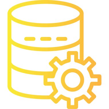 veri merkezi vektör simgesi