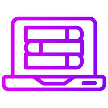 Bilgisayar. Web simgesi basit illüstrasyon