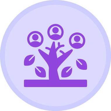 Ağaç. Web simgesi basit illüstrasyon