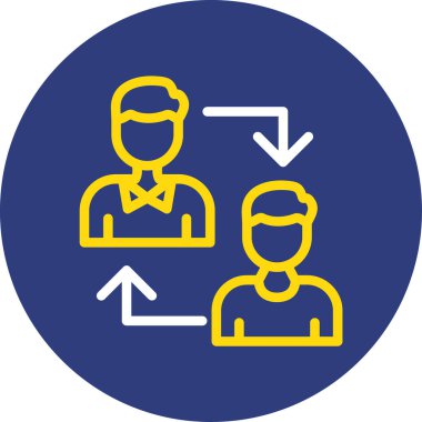 vektör insanlar simge illüstrasyonu