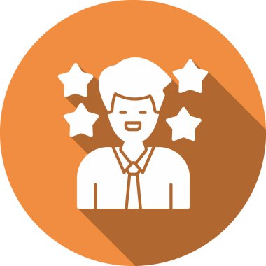 İnsan simgesinin vektör illüstrasyonu