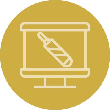 Modern simgenin vektör illüstrasyonu