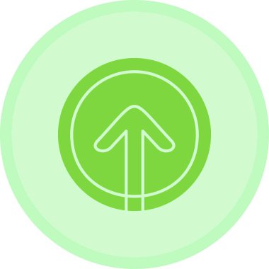 Yol işareti simgesinin vektör illüstrasyonu