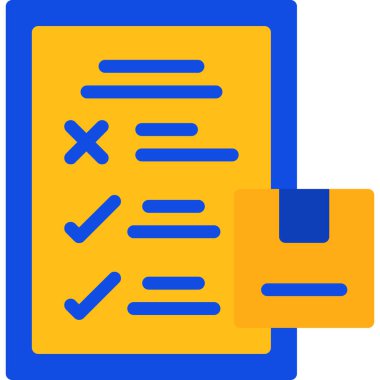 belge dosya simgesi vektör illüstrasyonu