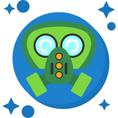 Düz biçimli uzaylı uzay simgesi