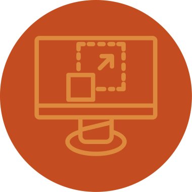 Seo simgesinin vektör illüstrasyonu