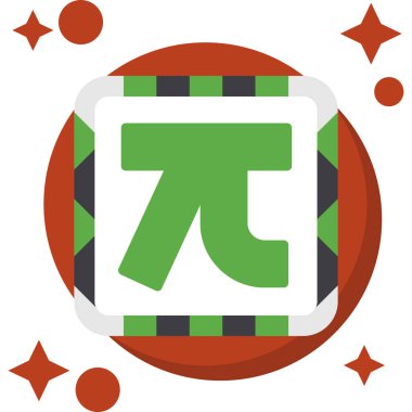 Vektör illüstrasyonu, karikatürlü simge