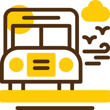 tren simgesi vektör illüstrasyonu