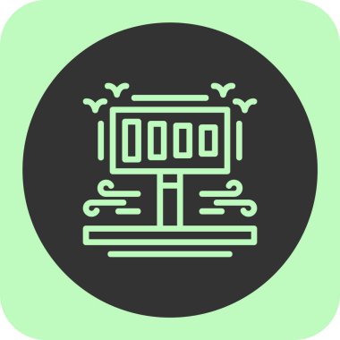 eşsiz takvim vektör çizgisi simgesi