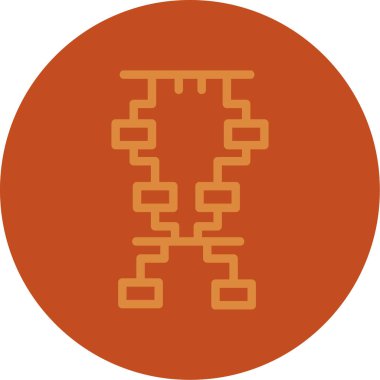 Modern simgenin vektör illüstrasyonunda oyun sembolü yok