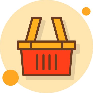 Alışveriş sepeti. Basit tasarım