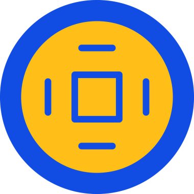 Bir kamera simgesinin vektör illüstrasyonu