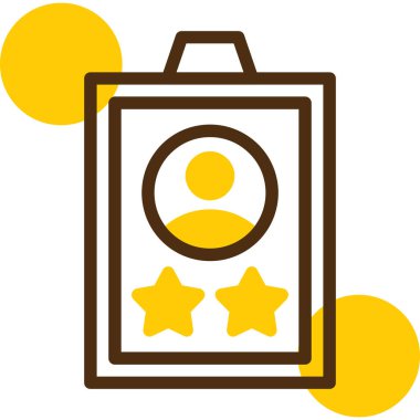 Yıldız derecesi. Basit illüstrasyon