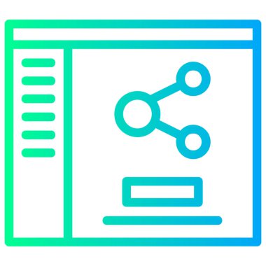 Web renk simgesi. Vektör çizim