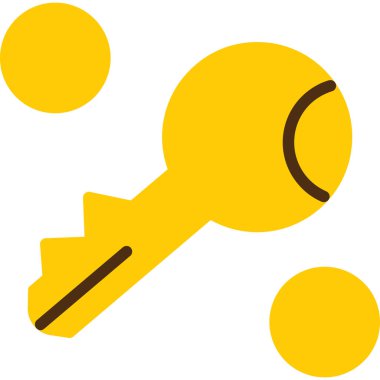 Anahtar. Web simgesi basit illüstrasyon