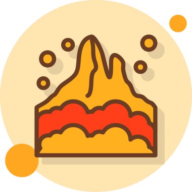 Bir pastanın vektör illüstrasyonu