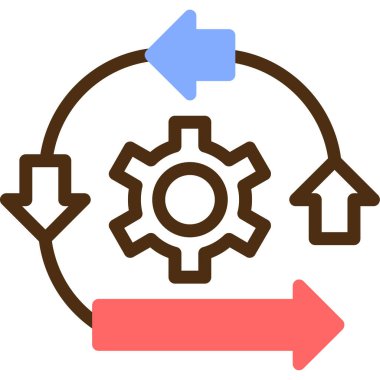 İş ve teknoloji simgesi