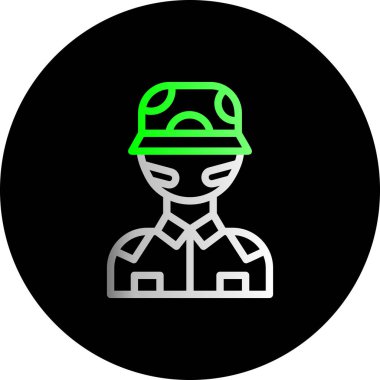 Vektör Avatar Simgesi illüstrasyonu