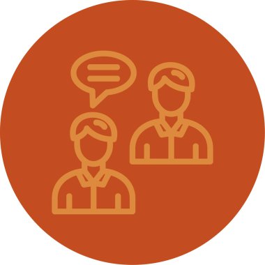 İnsan simgesinin vektör illüstrasyonu