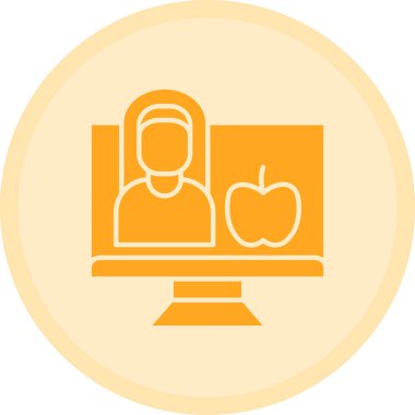 Bilgisayar ekranı. Basit tasarım