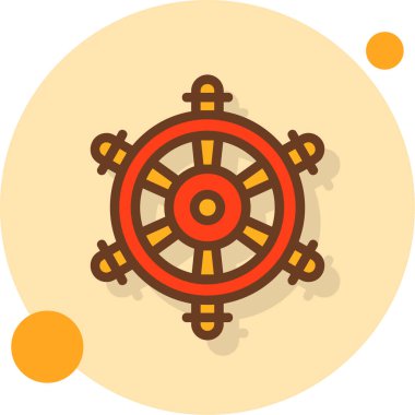 direksiyon simgesi vektör illüstrasyonu