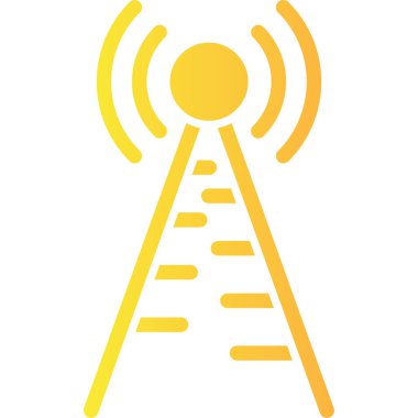 uydu anten simgesi, vektör illüstrasyonu