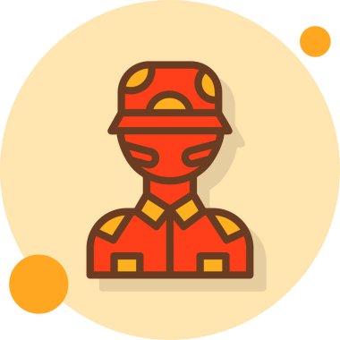 robot. Web simgesi basit illüstrasyon