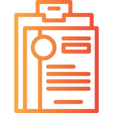 Belge. Web simgesi basit illüstrasyon