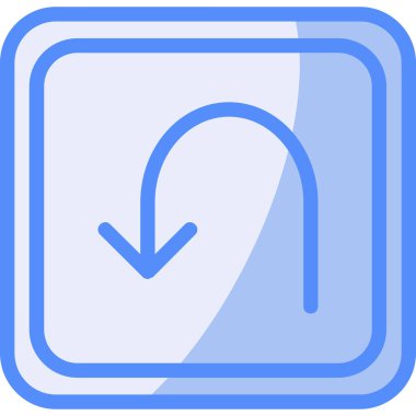 ok yönü aşağı simgesi