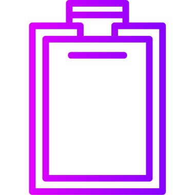 Bir bardak suyun beyaz arkaplanının vektör çizimi